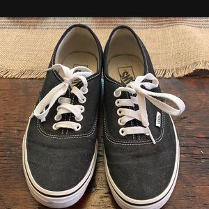 Vans black sneakers